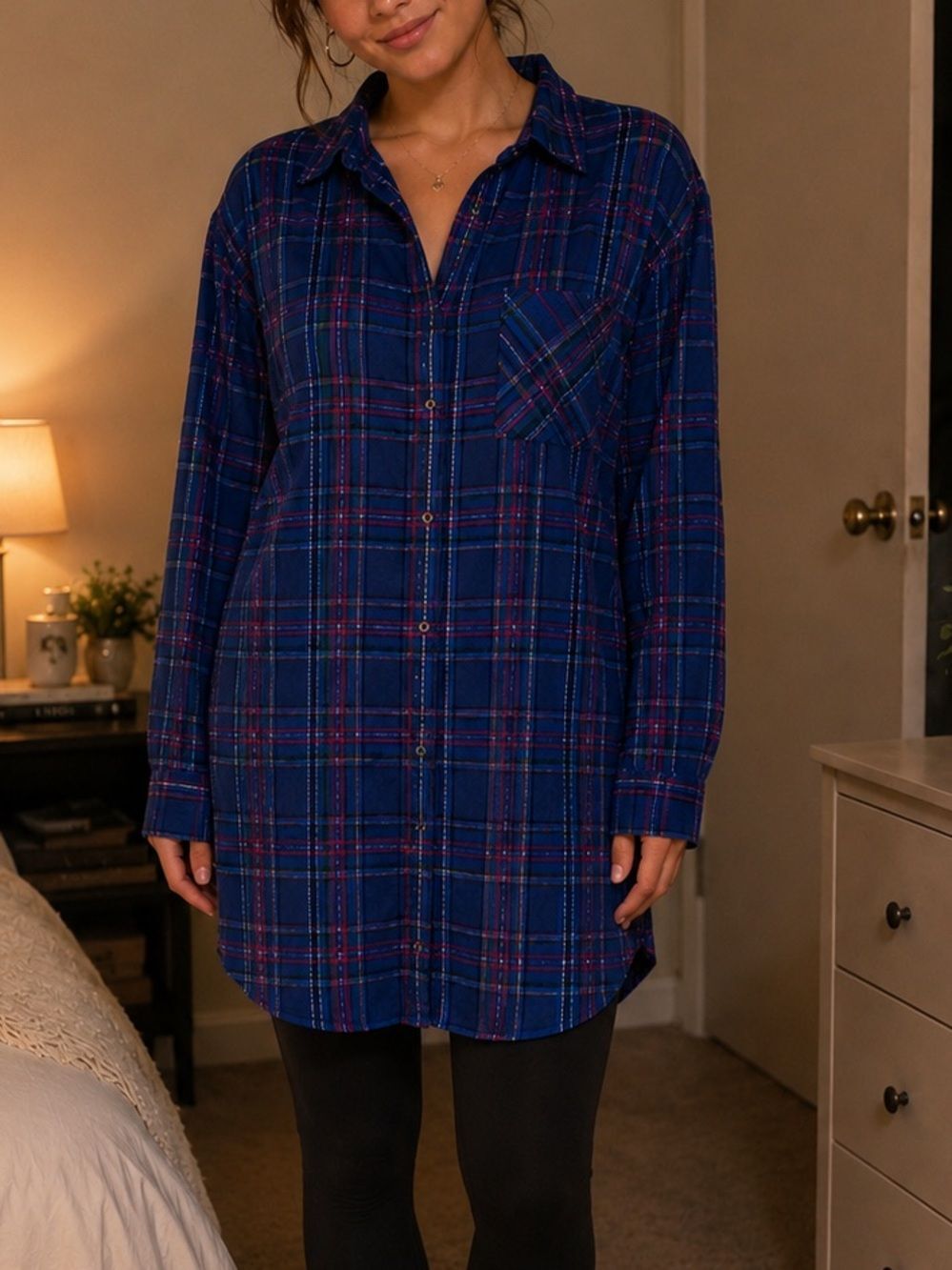Victoria’s Secret Long Sleeved Button Up Blouse Size Medium